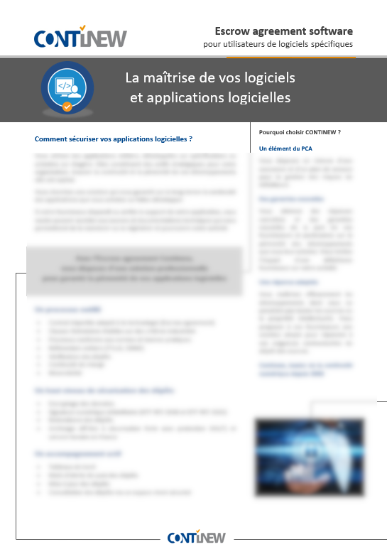 Fiche produit : Continew Software